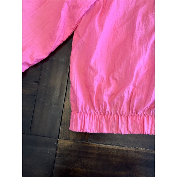 Vintage TRACK & COURT pink stripe Full Zip TRACK JACKET Mens Medium - Picture 15 of 16